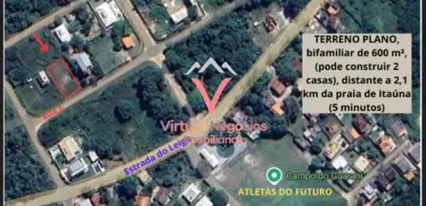 Terreno / Lote / Condomínio à venda, 600m² no Guarani, Saquarema