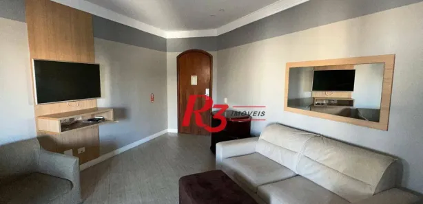 Flat com 1 Quarto para alugar, 48m² no Gonzaga, Santos