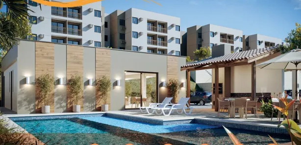 Apartamento com 2 Quartos à venda, 44m² no Garapu, Cabo de Santo Agostinho