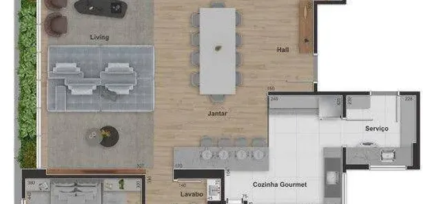 Apartamento com 4 Quartos à venda, 194m² no Centro, Cascavel