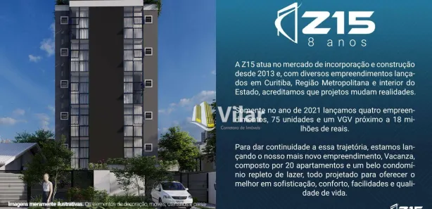 Apartamento com 3 Quartos à venda, 77m² no Centro, Pinhais
