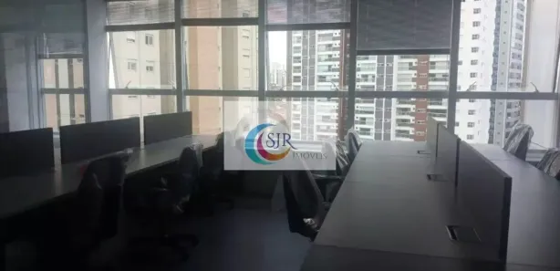 Conjunto Comercial / Sala para alugar, 110m² no Cidade Monções, São Paulo