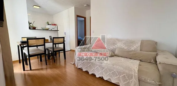 Apartamento com 2 Quartos à venda, 51m² no Chácaras Granja Pousada Del Rey, Santa Luzia
