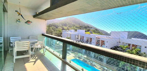 Apartamento com 3 Quartos para alugar, 167m² no Mar e Céu, Guarujá