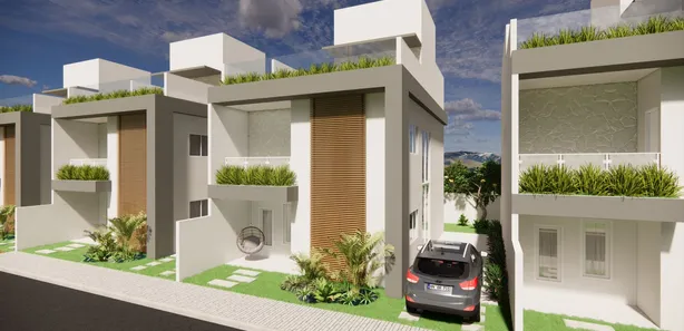 Casa de Condomínio com 4 Quartos à venda, 125m² no Buraquinho, Lauro de Freitas