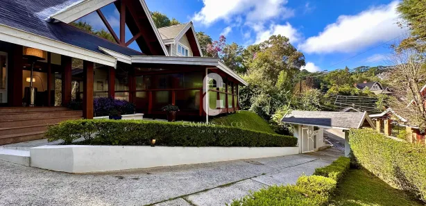 Casa de Condomínio com 5 Quartos para venda ou aluguel, 400m² no Colinas Capivari, Campos do Jordão