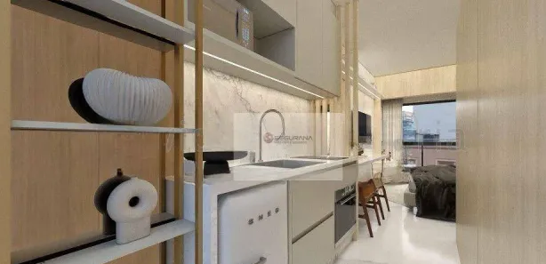 Studio com 1 Quarto para alugar, 25m² no Cerqueira César, São Paulo