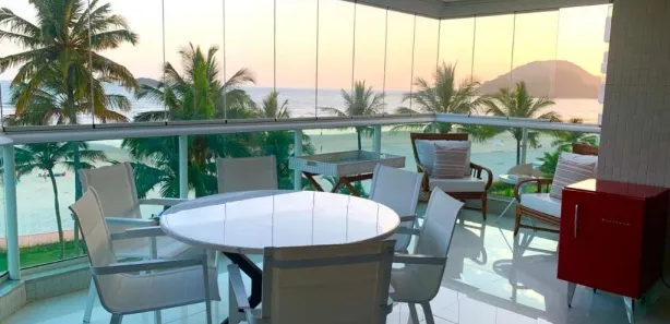 Apartamento com 4 Quartos para alugar, 220m² no Riviera, Bertioga