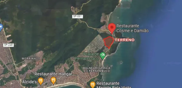 Terreno / Lote / Condomínio com 1 Quarto à venda, 545000m² no , Guarujá