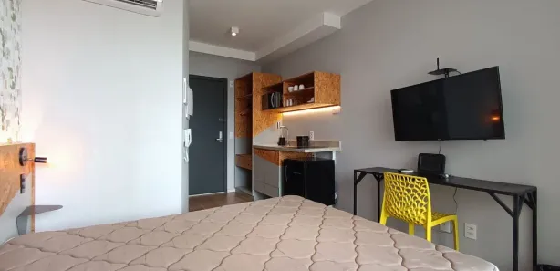 Apartamento com 1 Quarto para alugar, 23m² no Sé, São Paulo
