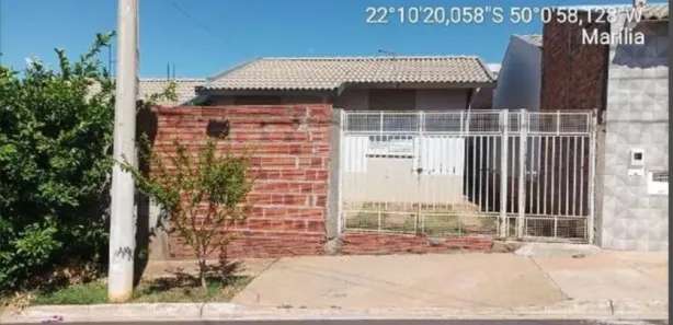 Casa com 2 Quartos à venda, 45m² no Residencial Salvador Bassalobre (Padre Nóbrega), Marília