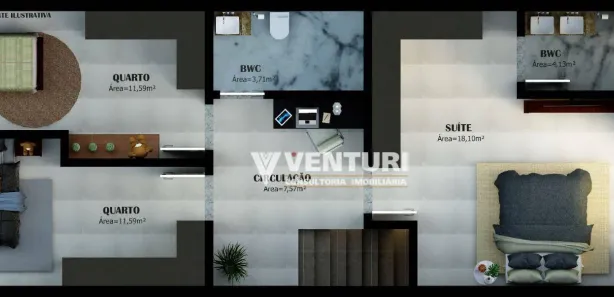 Casa com 3 Quartos à venda, 147m² no Água Verde, Blumenau