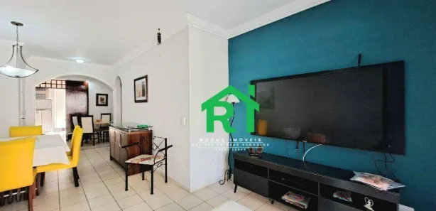 Apartamento com 3 Quartos para alugar, 103m² no Pitangueiras, Guarujá