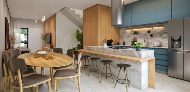 Casa de Condomínio com 3 Quartos à venda, 130m² no Água Verde, Curitiba
