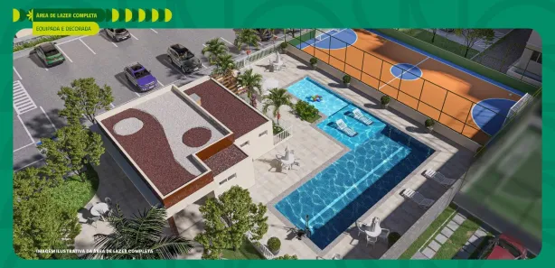 Apartamento com 2 Quartos à venda, 43m² no Baixo, Barra dos Coqueiros