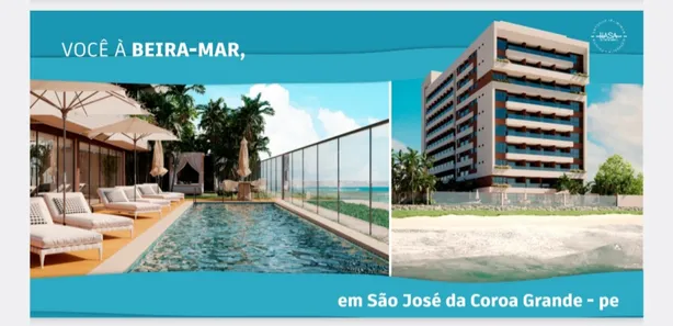 Apartamento com 1 Quarto à venda, 24m² no centro, São José da Coroa Grande