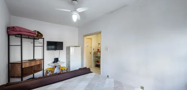 Kitnet com 1 Quarto para alugar, 31m² no Boqueirão, Santos