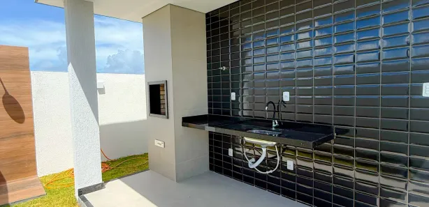 Casa de Condomínio com 3 Quartos à venda, 135m² no Zona de Expansão (Olhos D'Agua), Barra dos Coqueiros