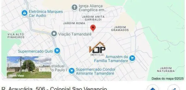 Terreno / Lote / Condomínio à venda, 432m² no Jardim Roma, Almirante Tamandaré