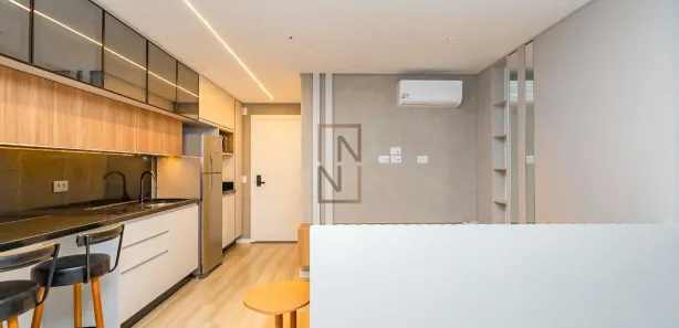 Studio com 1 Quarto para alugar, 29m² no Centro, Curitiba