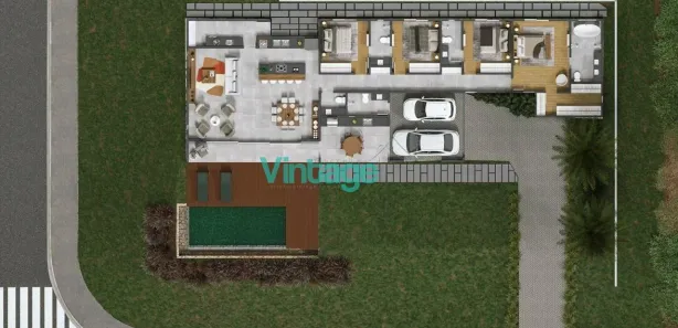 Casa de Condomínio com 4 Quartos à venda, 240m² no Califórnia, Florestal