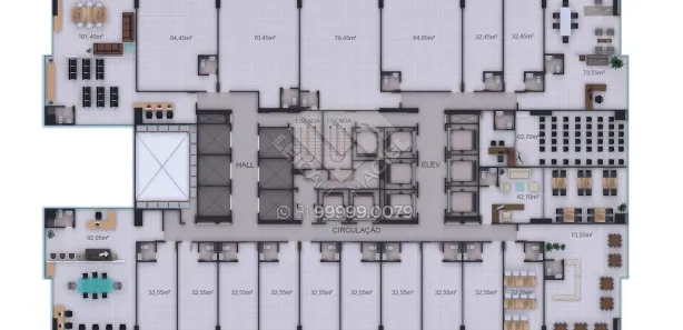 Conjunto Comercial / Sala à venda, 65m² no Boa Viagem, Recife