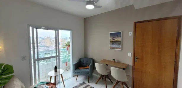 Flat com 1 Quarto à venda, 41m² no Boqueirão, Praia Grande