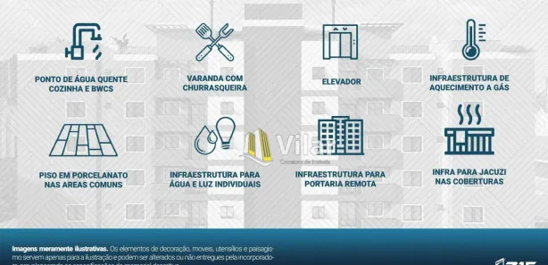 Apartamento com 3 Quartos à venda, 77m² no Centro, Pinhais