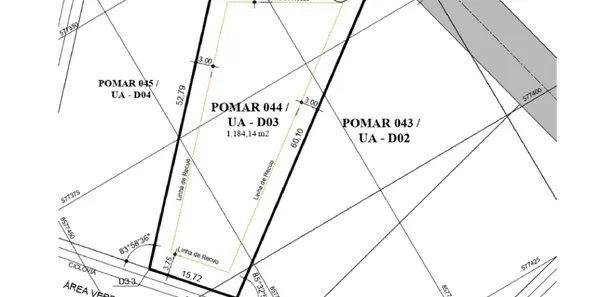 Terreno / Lote / Condomínio à venda, 1184m² no Busca Vida (Abrantes), Camaçari