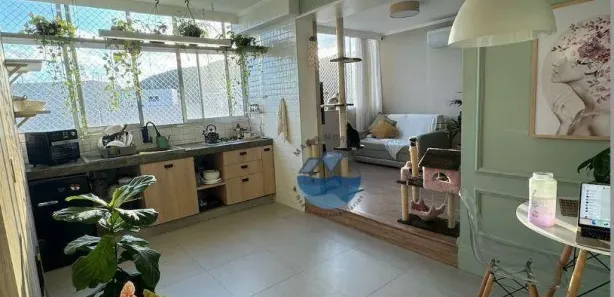 Kitnet com 1 Quarto à venda, 34m² no José Menino, Santos