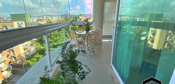 Apartamento com 3 Quartos à venda, 97m² no Loteamento João Batista Julião, Guarujá