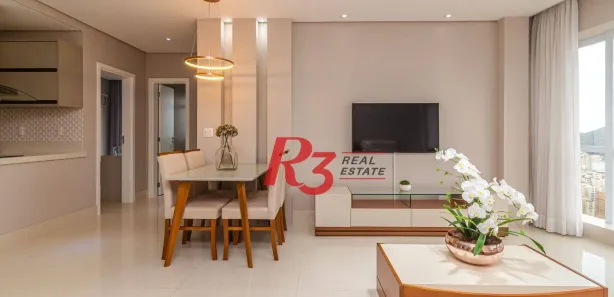 Apartamento com 2 Quartos para alugar, 97m² no Aparecida, Santos