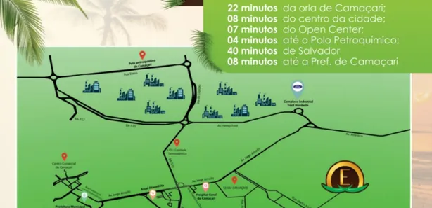 Terreno / Lote / Condomínio à venda, 300m² no Centro, Camaçari
