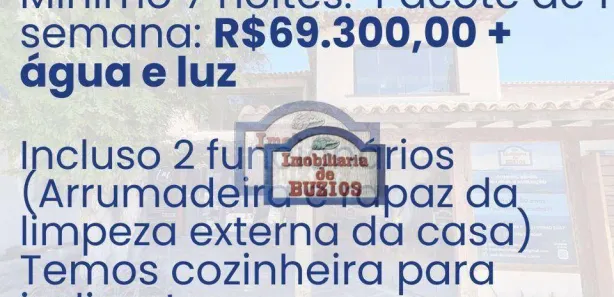 Casa com 7 Quartos para alugar, 434m² no Ferradura, Armação dos Búzios