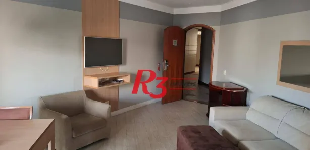 Flat com 1 Quarto para alugar, 48m² no Gonzaga, Santos