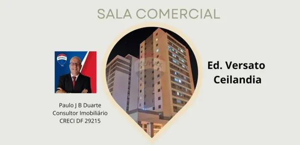 Conjunto Comercial / Sala à venda, 33m² no Ceilândia Norte, Brasília