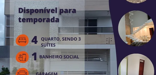 Casa com 4 Quartos para alugar, 250m² no Bananeiras, Bananeiras