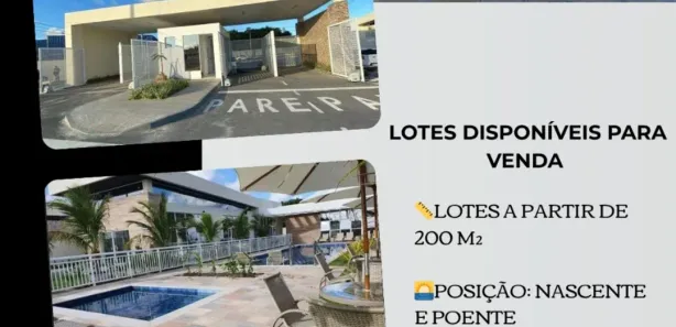 Terreno / Lote / Condomínio à venda, 250m² no Ponto Certo, Camaçari