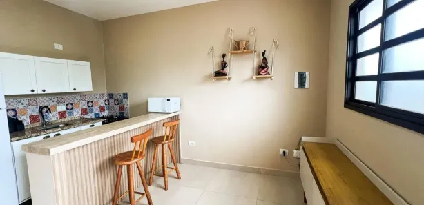 Flat com 1 Quarto para alugar, 32m² no Loteamento Jardim Aruan, Caraguatatuba
