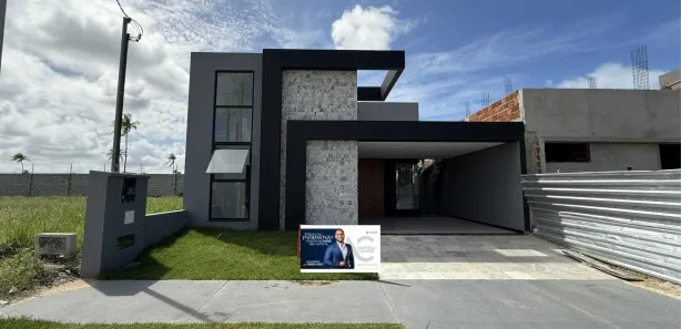 Casa de Condomínio com 3 Quartos à venda, 120m² no Zona de Expansão (Olhos D'Agua), Barra dos Coqueiros