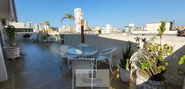 Cobertura com 4 Quartos para alugar, 245m² no Enseada, Guarujá
