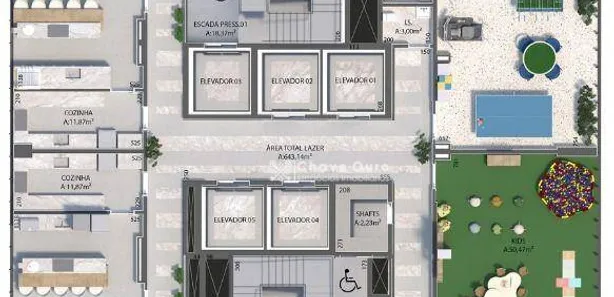 Andar / Laje corporativa à venda, 133m² no Centro, Cascavel