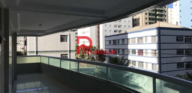 Apartamento com 3 Quartos para alugar, 170m² no Tupi, Praia Grande