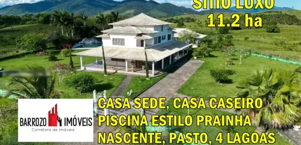 Fazenda / Sítio / Chácara com 4 Quartos à venda, 112000m² no Papucaia, Cachoeiras de Macacu