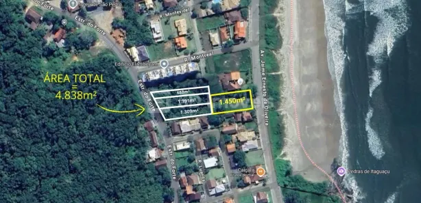 Terreno / Lote / Condomínio à venda, 1309m² no Do Ubatuba, São Francisco do Sul