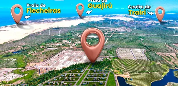 Terreno / Lote / Condomínio com 1 Quarto à venda, 200m² no , Trairi
