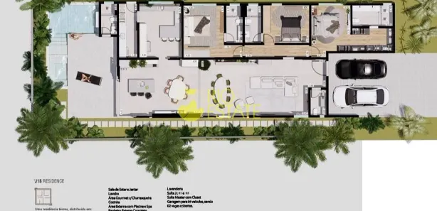 Casa de Condomínio com 3 Quartos à venda, 221m² no Casa de Pedra, Volta Redonda