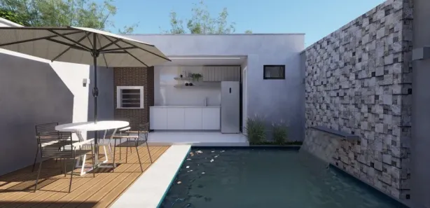 Casa de Condomínio com 2 Quartos à venda, 82m² no Jardim Coronel, Itanhaém