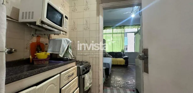 Apartamento com 1 Quarto à venda, 33m² no Pompéia, Santos