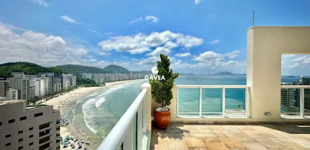 Cobertura com 2 Quartos para alugar, 196m² no Jardim Las Palmas, Guarujá